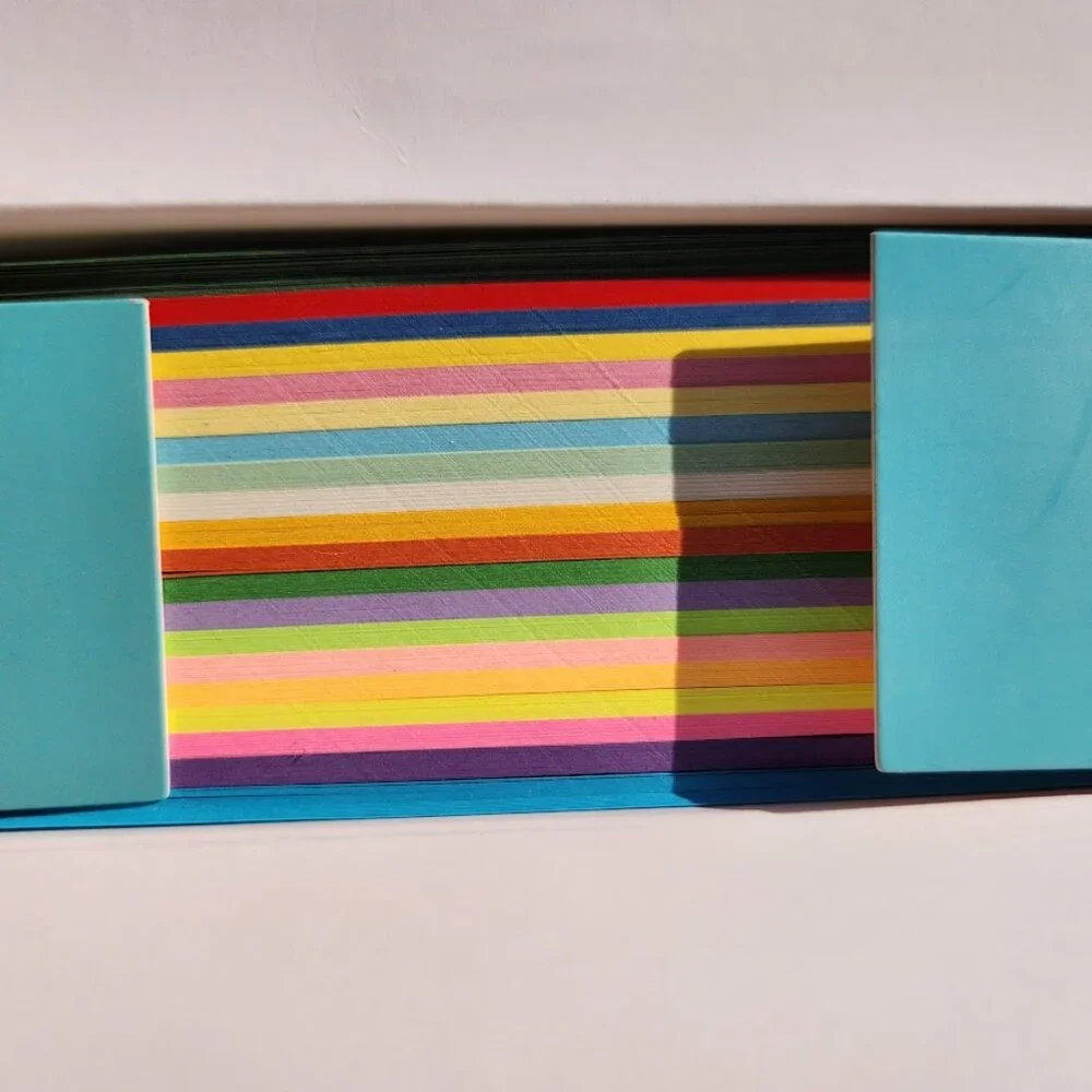 New Origami Paper 500 Sheets 20 Colors Double Sided Art Craft Supplies 6